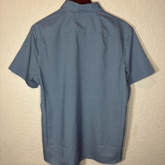 Perry Ellis Short Sleeve Men Shirt Size L - Picture 6 of 7